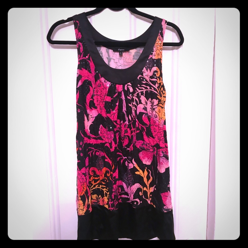 Express mini sequin dress